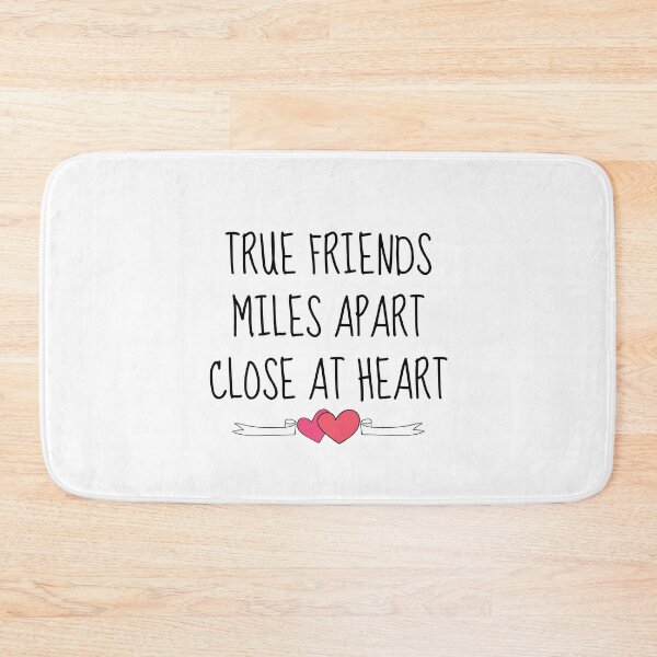 Item preview, TRUE FRIENDS MILES APART CLOSE AT  HEART designed and sold by Shir-designs.