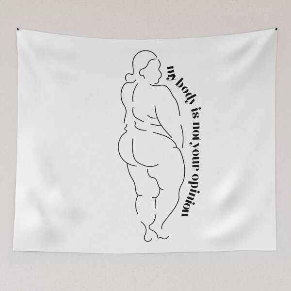 Item preview, my body is not your opinion designed and sold by LLCRG.