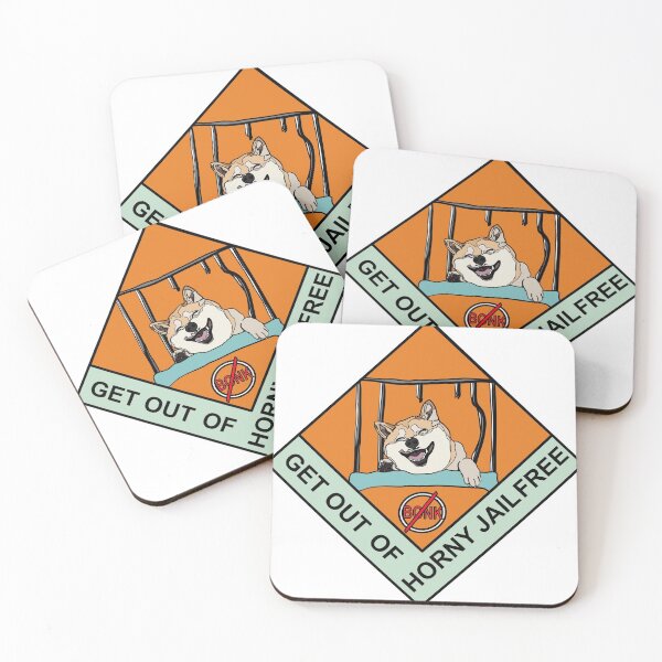 Item preview, GEt ouT of HornY JaiL FREE caRd designed and sold by UPeculiar.