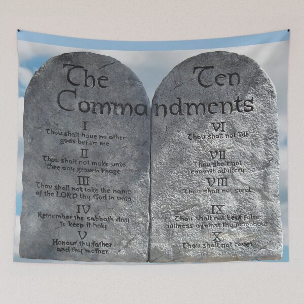 Item preview, The Bible's 10 commandments on stone  designed and sold by Sledcat.
