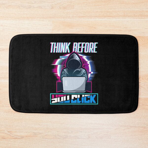 Item preview, Cybersecurity Engineer Think Before You Click Funny Helpdesk designed and sold by ShopTheStyle.