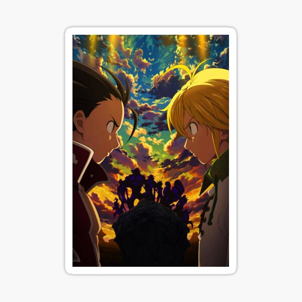 Anime Seven Deadly Sins Nanatsu No Taizai  Sticker for Sale by  Nicholapolitano