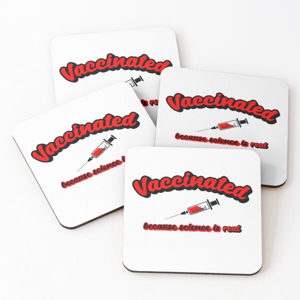 Item preview, Vaccinated Because Science Is real designed and sold by SpaceBandidos.