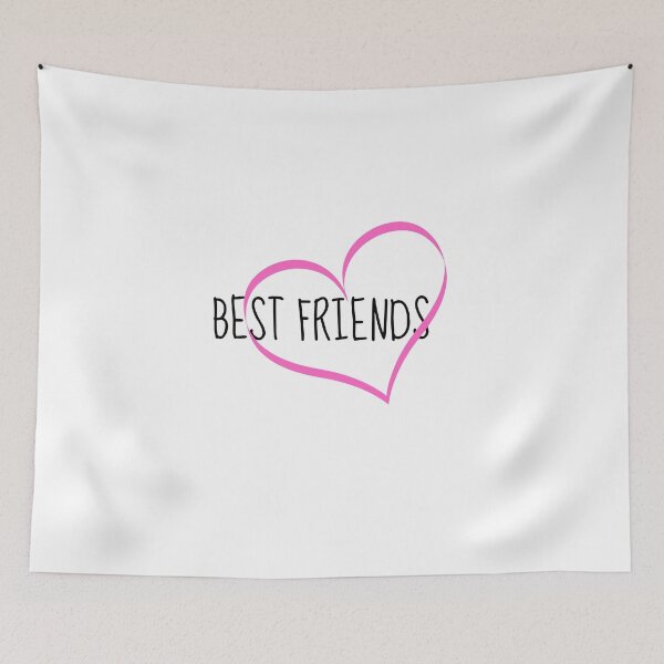 Item preview, Best friends pink heart designed and sold by Shir-designs.