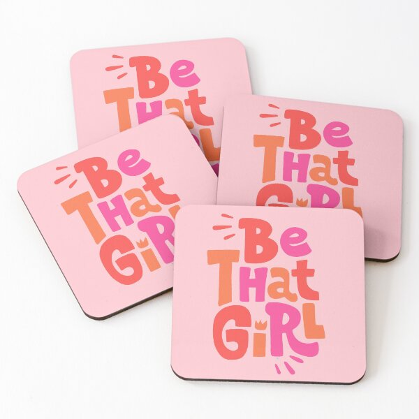 Item preview, Motivational quote for Girls: Be that Girl, for Girl Power  designed and sold by HappyLime.