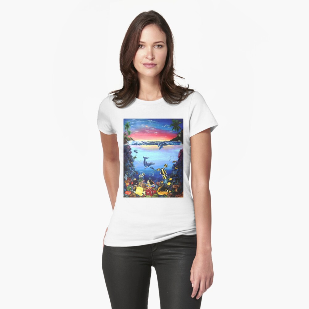 Item preview, Fitted T-Shirt designed and sold by ArtByWilliamE.