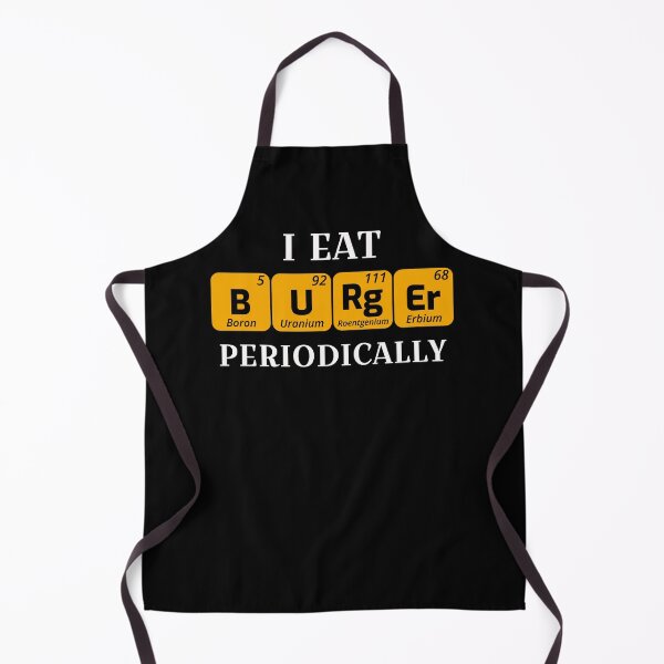 Item preview, Burger Chemistry Periodic Table Funny Humour designed and sold by CuteDesigns1.