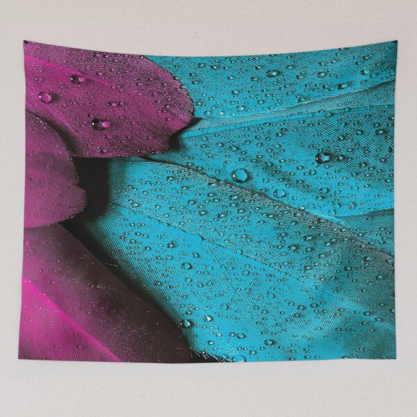 Item preview, Purple and blue plumage designed and sold by Oliveirallan.