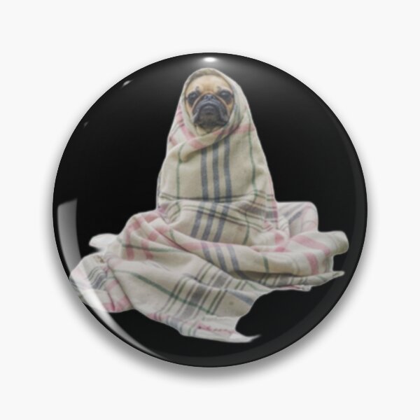 Item preview, Social Distancing Pug designed and sold by luckyturtles.
