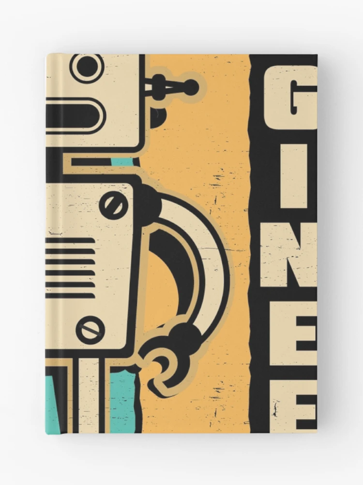 Thumbnail 1 of 3, Journal, Robotics Engineering Humanoid Robots Retro Robotics Engineer designed and sold by ShopTheStyle.