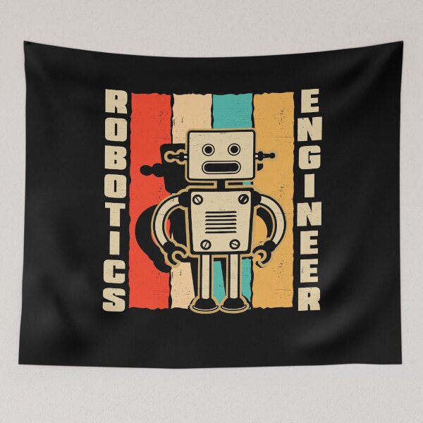 Item preview, Robotics Engineering Humanoid Robots Retro Robotics Engineer designed and sold by ShopTheStyle.