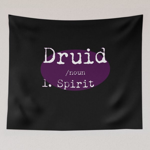 Item preview, Druid: Noun - Spirit designed and sold by Bugs-Boutique.