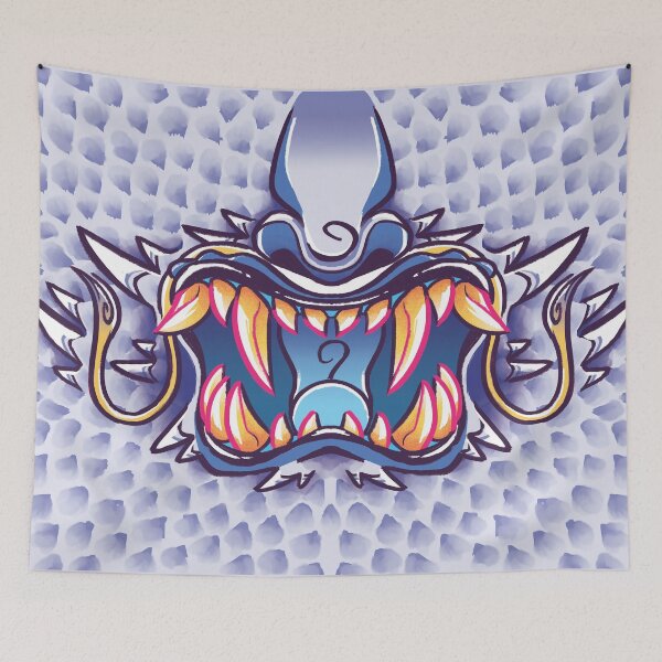Item preview, The Dragon's Grin - Frostbite White designed and sold by artskls.