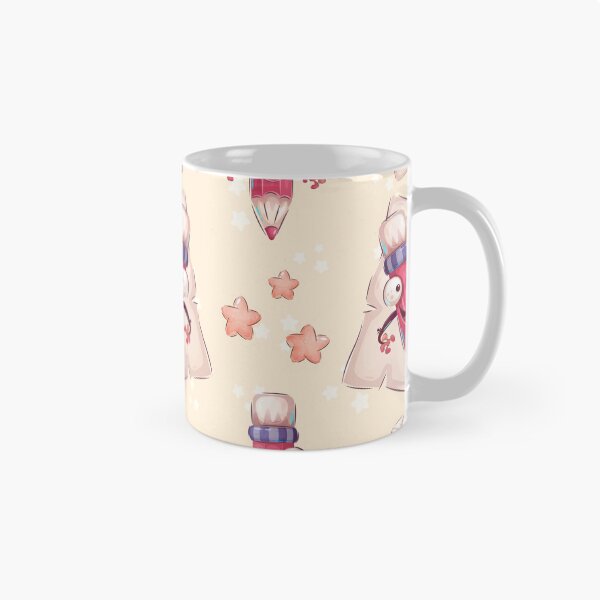Item preview, Funny cute smiling pencil with stars and papers - Seamless Pattern designed and sold by MagicStrawberry.