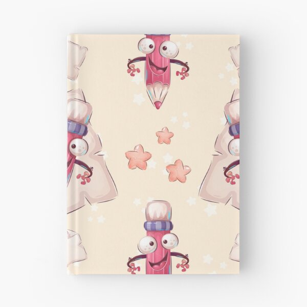 Item preview, Funny cute smiling pencil with stars and papers - Seamless Pattern designed and sold by MagicStrawberry.