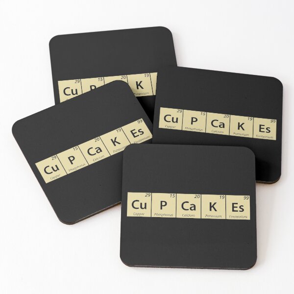 Item preview, Cupcakes Chemistry Periodic Table Funny Humour designed and sold by CuteDesigns1.