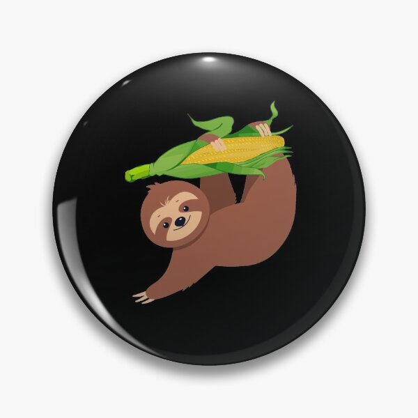Item preview, Sloth Hanging From Corn On The Cob designed and sold by Ginger217.