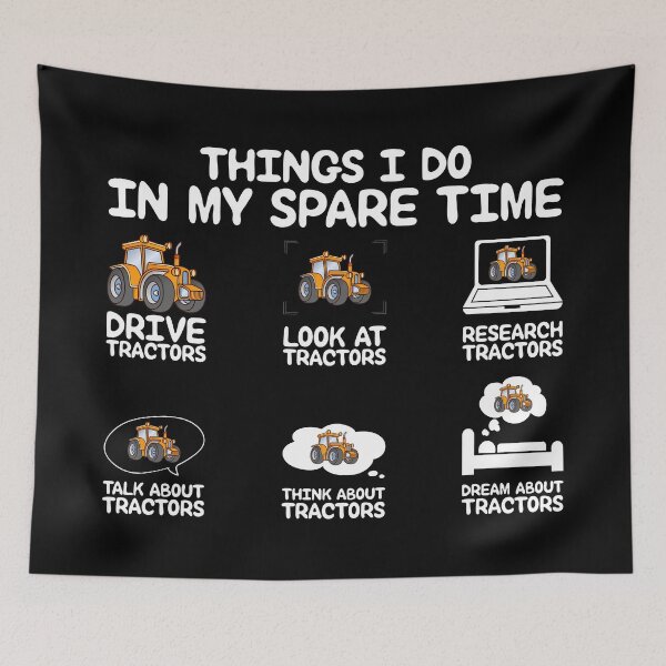 Item preview, THINGS I DO IN MY SPARE TIME TRACTOR Funny Farmers designed and sold by Pexilus.