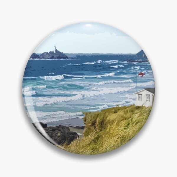 Item preview, Cornwall, England UK. British seaside landscape art designed and sold by BarbaraGlebska.