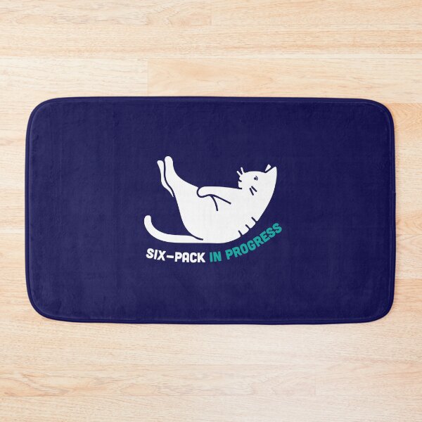 Item preview, "Six-Pack in Progress" Funny Cat Yoga Pose designed and sold by Arko  Ranger.