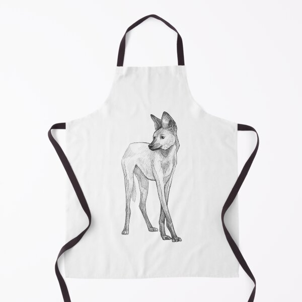 Item preview, Maned Wolf - Art Illustration - Monochromatic Pencil Line Sketch - Drawing by MadliArt designed and sold by MadliArt.