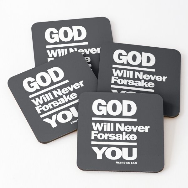 Item preview, God Will Never Forsake You | Christian Designs designed and sold by cidolopez.