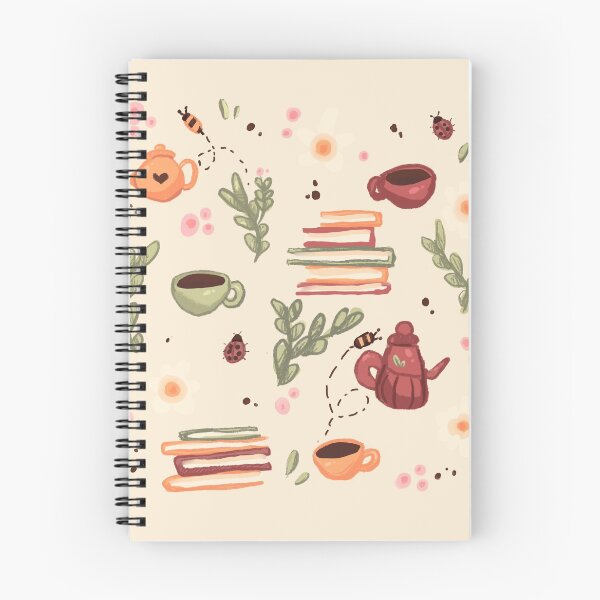 Item preview, aesthetic floral teapot pattern  designed and sold by HibiscusHeron.