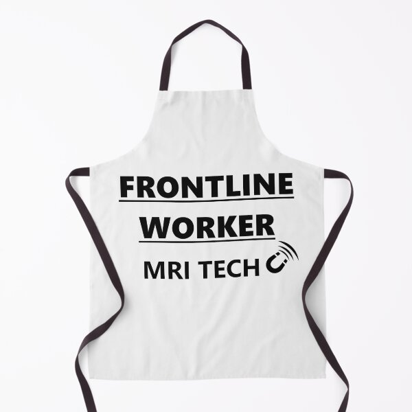 Item preview, FRONTLINE WORKER MRI TECH (black font) designed and sold by HumerusHumor.
