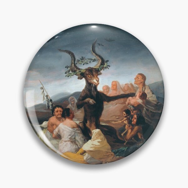 Item preview, Witches Sabbath (El Aquelarre) by Francisco Goya designed and sold by IndieArtDream.