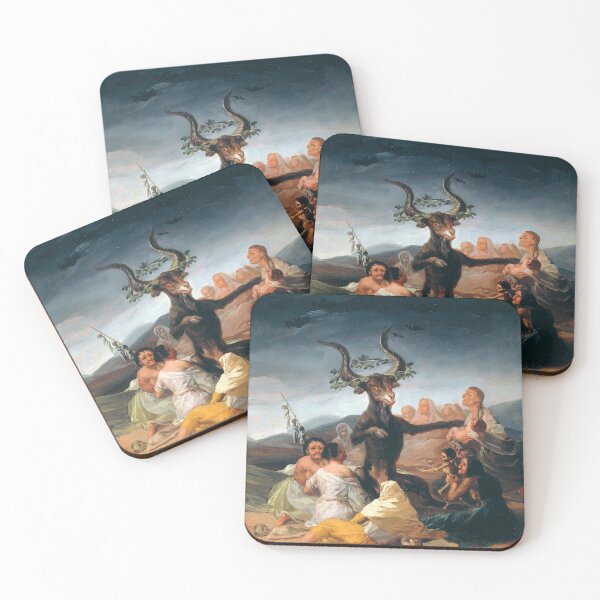 Item preview, Witches Sabbath (El Aquelarre) by Francisco Goya designed and sold by IndieArtDream.