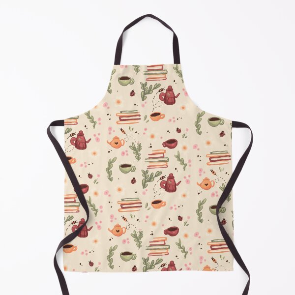 Item preview, aesthetic floral teapot pattern designed and sold by HibiscusHeron.