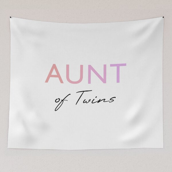Item preview, Aunt of Twins for every proud aunt of twins designed and sold by Blue-Fairy.