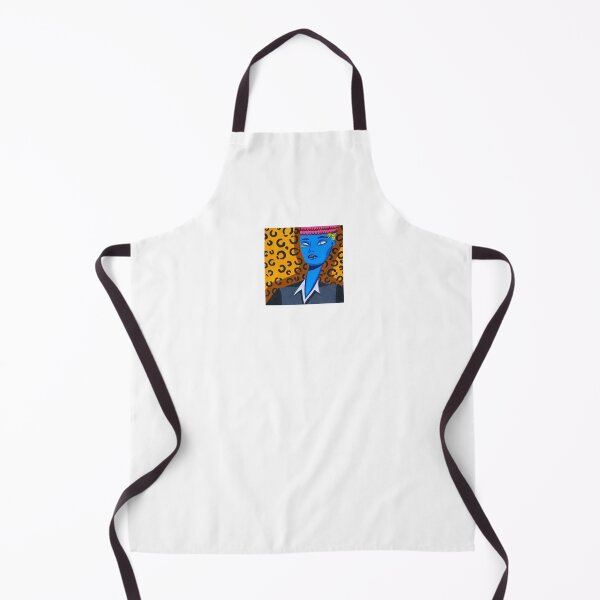 Item preview, portrait of blue woman designed and sold by Isakova-nebesi.
