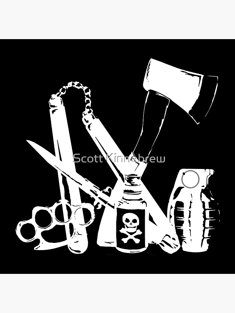 Thumbnail 4 of 4, Pillow, Weapon Tote designed and sold by forcesodorkness.