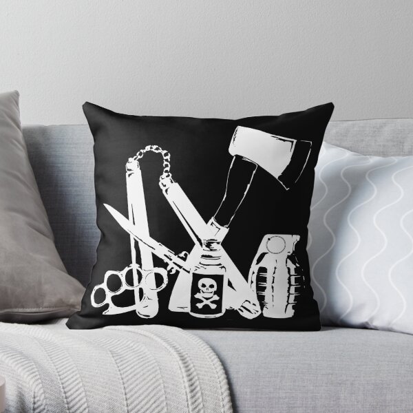 Weapon Tote Throw Pillow