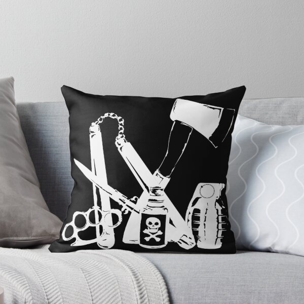 Weapon Tote Throw Pillow