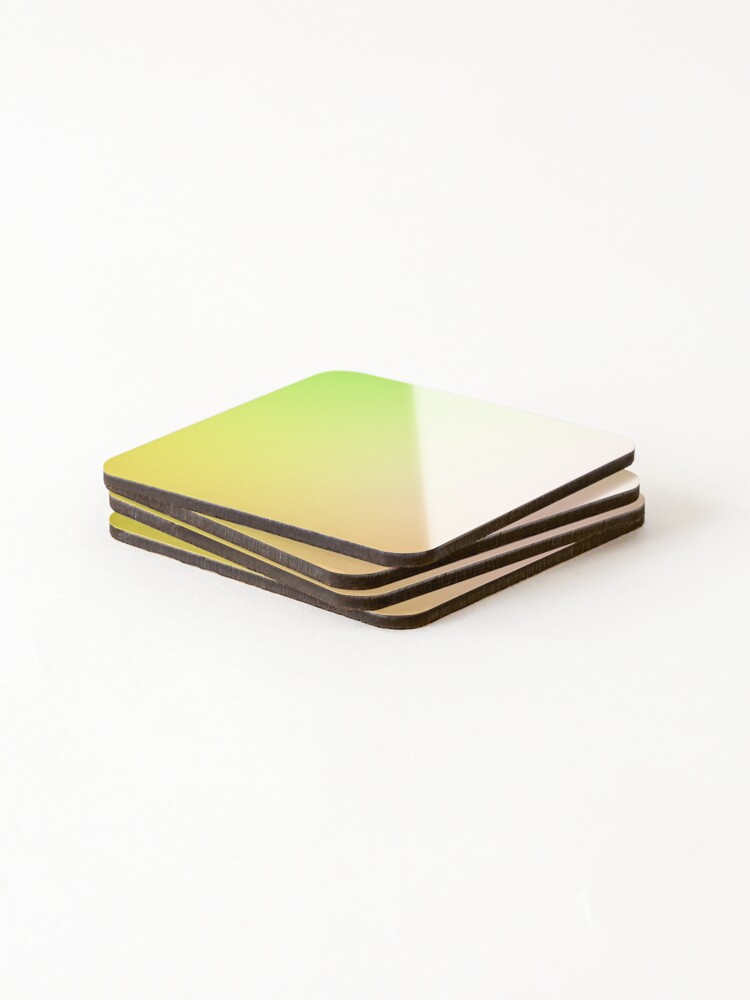 Thumbnail 4 of 5, Coasters (Set of 4), Vivid Abstract Gradient Background designed and sold by Inimma.