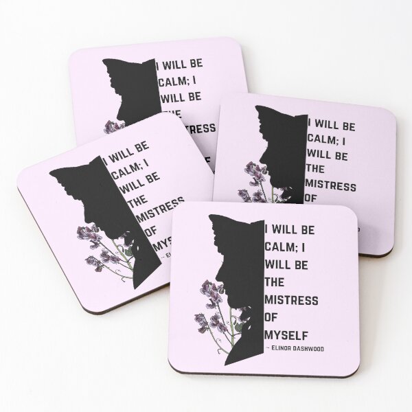 Item preview, Sense and Sensibility - Jane Austen Quote (Elinor) designed and sold by JustabitBookish.