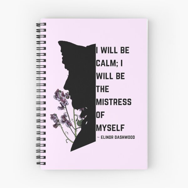 Item preview, Sense and Sensibility - Jane Austen Quote (Elinor) designed and sold by JustabitBookish.