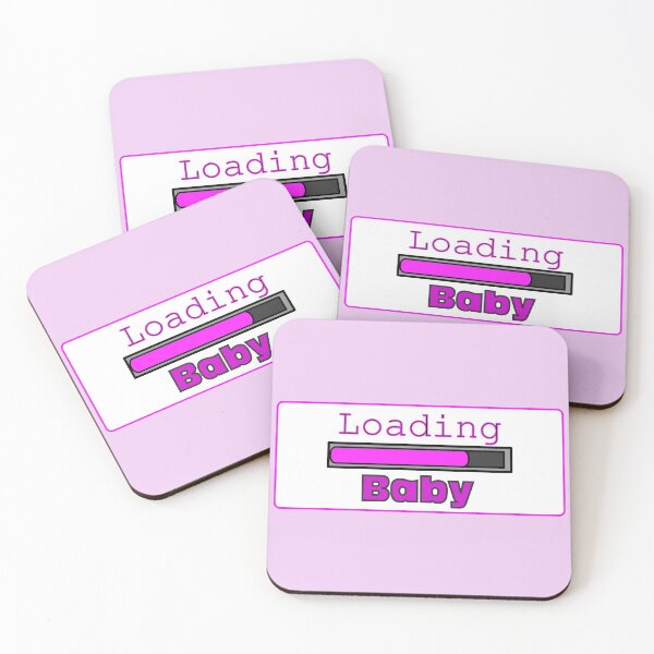 Item preview, Loading baby Girl - Funny pregnancy words designed and sold by ArtDesign-ZA.