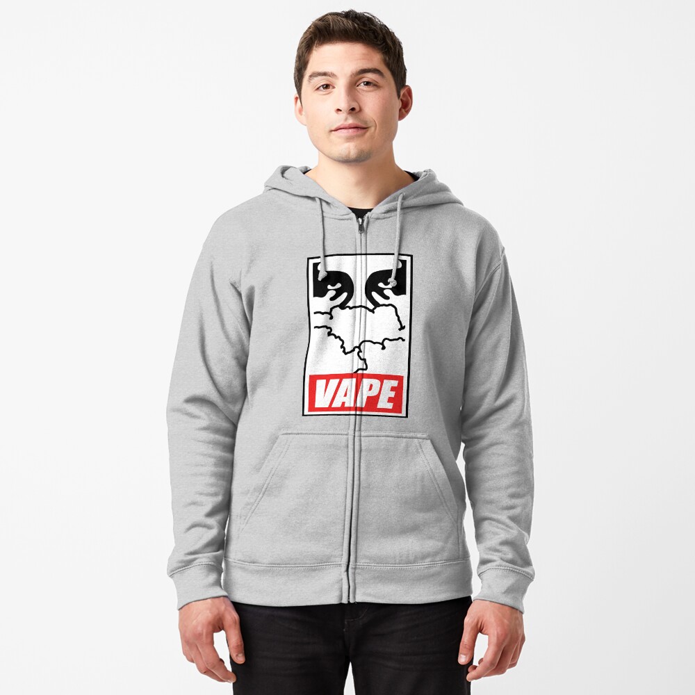 "Vape" Zipped Hoodie by VapeDesigns Redbubble