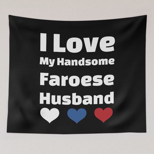 Item preview, I Love My Handsome Faroese Husband - Faroe Islands Husband designed and sold by DiceNLDesigns.