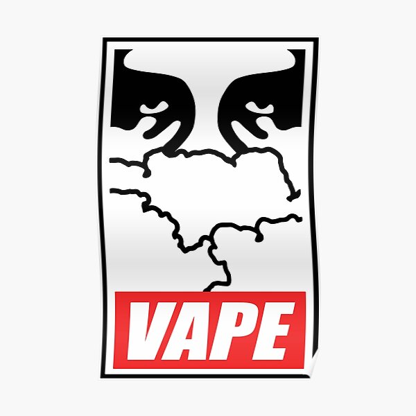 "Vape" Poster for Sale by VapeDesigns Redbubble