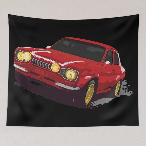 Item preview, MK1 Escort RS Rally Graphic - red designed and sold by M3EX.