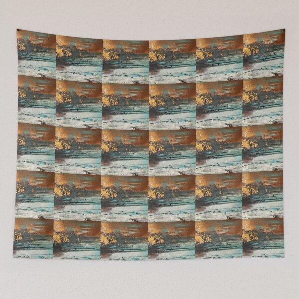 Item preview, Gold clouds over water designed and sold by AndrewAlanArt.