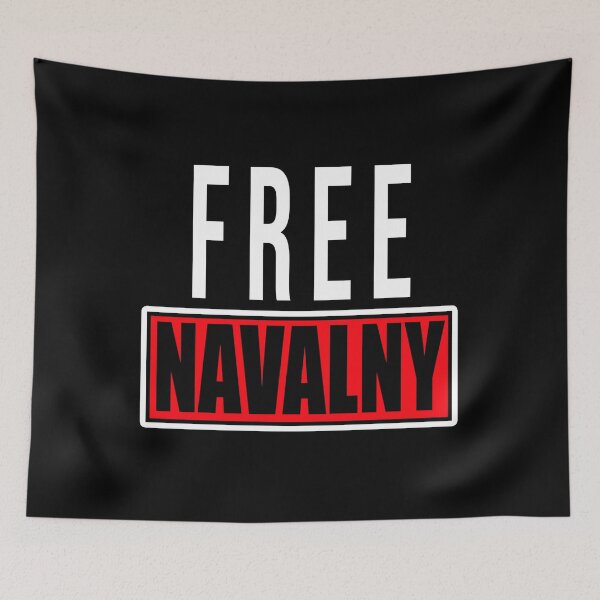 Item preview,  FREE NAVALNY in Red white and Black designed and sold by LoveAndDefiance.