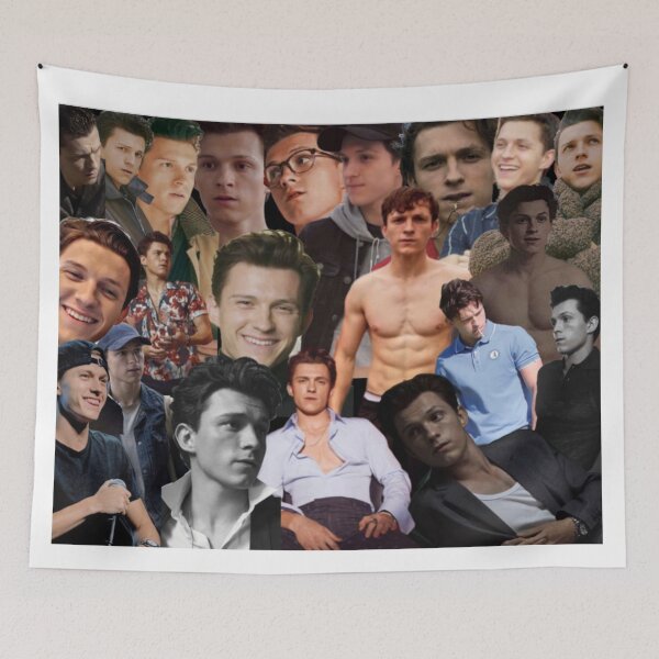Artikelvorschau, Tom Holland Collage entworfen und verkauft von Aurora and Aly.