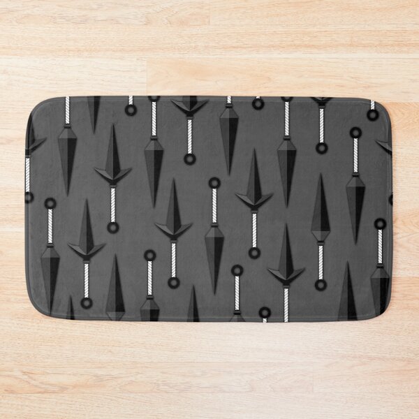 Item preview, Two types of Ninja kunai knives pattern with dark grey pattern designed and sold by CiniArt.