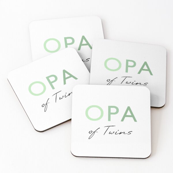 Item preview, Opa of Twins for every proud grandfather of twins designed and sold by Blue-Fairy.