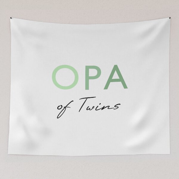 Item preview, Opa of Twins for every proud grandfather of twins designed and sold by Blue-Fairy.